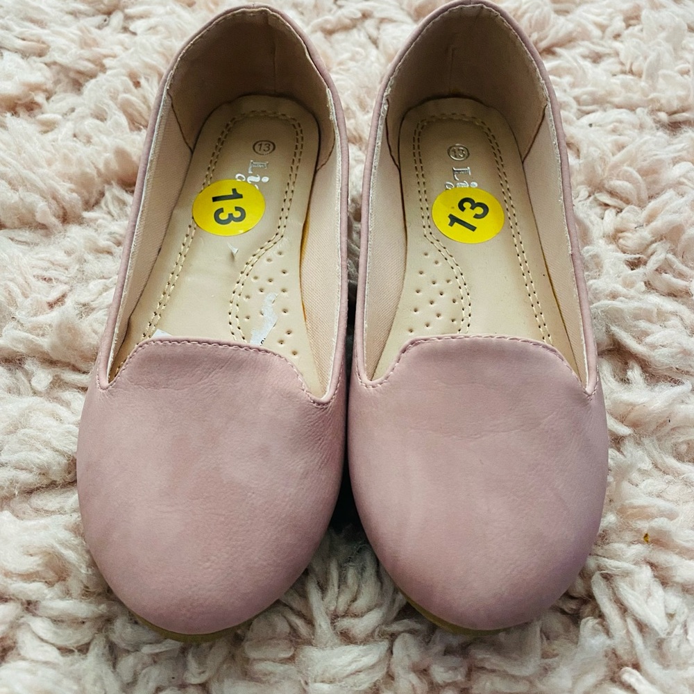 Pink Suede Loafers